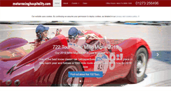 Desktop Screenshot of motorracinghospitality.com